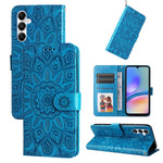 Custodia portafoglio in pelle di girasole per Samsung Galaxy A05