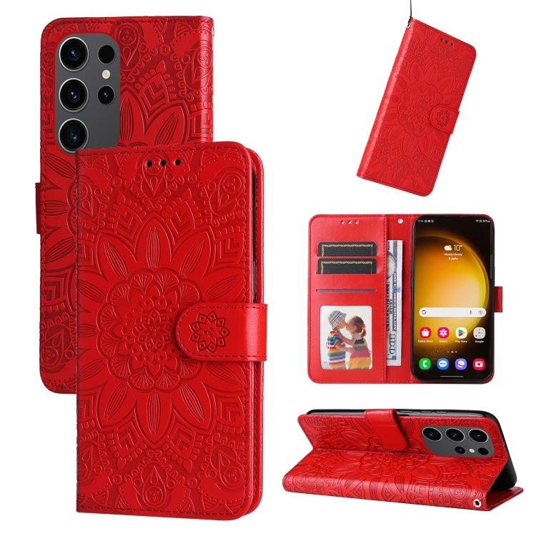 Custodia portafoglio in pelle per Samsung Galaxy S24 Ultra