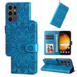 Custodia portafoglio in pelle per Samsung Galaxy S24 Ultra