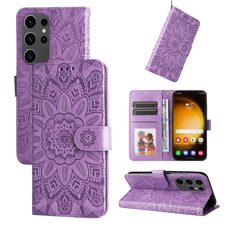 Custodia portafoglio in pelle per Samsung Galaxy S24 Ultra