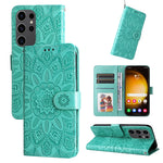 Custodia portafoglio in pelle per Samsung Galaxy S24 Ultra