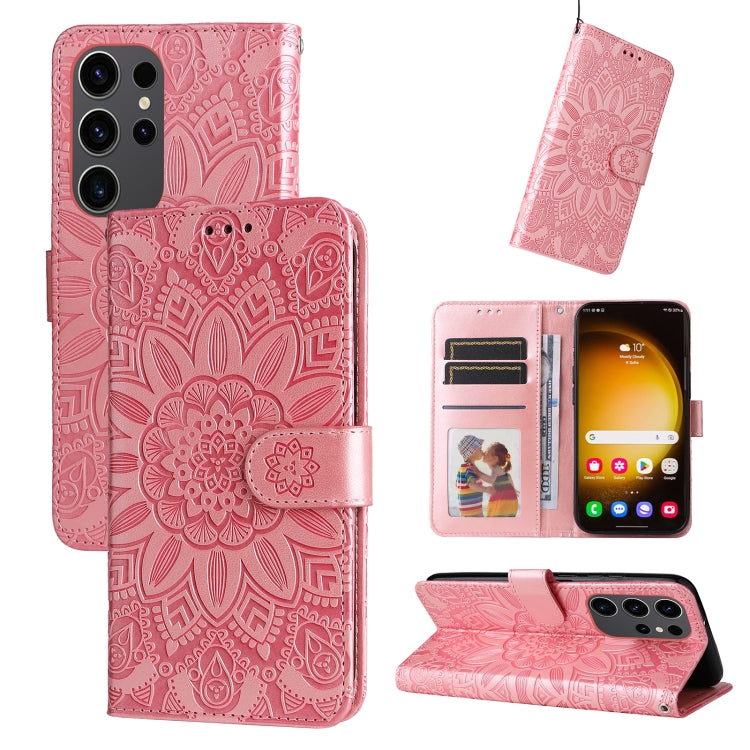 Custodia portafoglio in pelle per Samsung Galaxy S24 Ultra