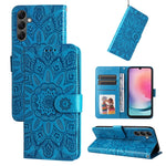Custodia portafoglio in pelle di girasole per Samsung Galaxy A05