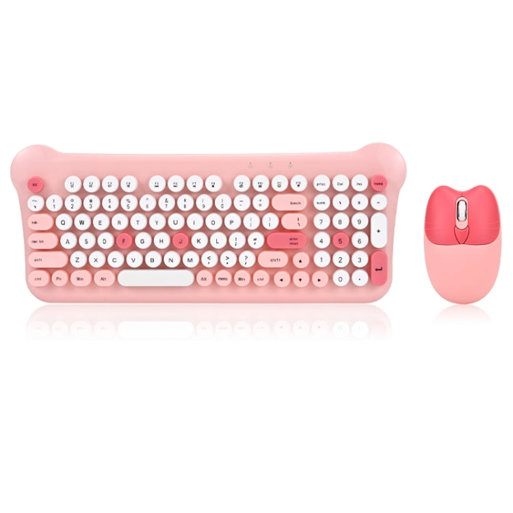 Insieme del mouse della tastiera senza fili portatile 2.4G di colore misto QW05