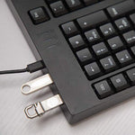 Tastiera USB cablata per mano sinistra con funzione Dual HUB