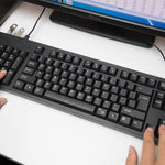 Tastiera USB cablata per mano sinistra con funzione Dual HUB