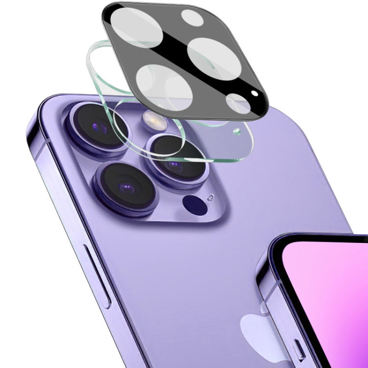 imak Pellicola con lente in vetro integrata ad alta definizione Versione nera, For iPhone 15 Pro / 15 Pro Max, For iPhone 15  / 15 Plus