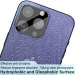 imak Pellicola con lente in vetro integrata ad alta definizione Versione nera, For iPhone 15 Pro / 15 Pro Max, For iPhone 15  / 15 Plus