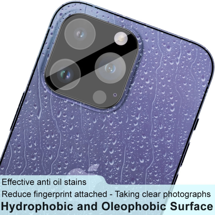 imak Pellicola con lente in vetro integrata ad alta definizione Versione nera, For iPhone 15 Pro / 15 Pro Max, For iPhone 15  / 15 Plus