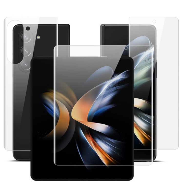 Imak Full Screen Hydrogel Film Set schermo esterno + retro + set di protezioni per schermo interno, For Samsung Galaxy Z Fold5 5G