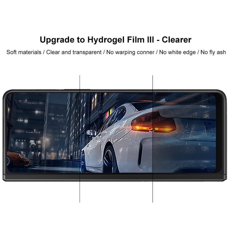 Imak Full Screen Hydrogel Film Set schermo esterno + retro + set di protezioni per schermo interno, For Samsung Galaxy Z Fold5 5G