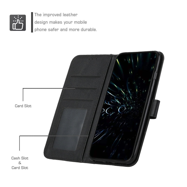 Custodia per telefono in pelle con fibbia in vitello con cuciture, For Samsung Galaxy A55, For Samsung Galaxy A35, For Samsung Galaxy A25 5G, For Samsung Galaxy S23 FE 5G