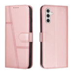 Custodia per telefono in pelle con fibbia in vitello con cuciture, For Samsung Galaxy A55, For Samsung Galaxy A35, For Samsung Galaxy A25 5G, For Samsung Galaxy S23 FE 5G