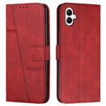 Custodia per telefono in pelle con fibbia in vitello con cuciture, For Samsung Galaxy A56 5G, For Samsung Galaxy A36 5G, For Samsung Galaxy A16 5G, For Samsung Galaxy A06 4G