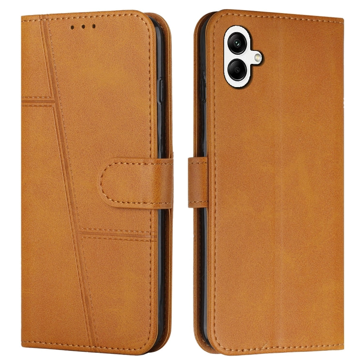 Custodia per telefono in pelle con fibbia in vitello con cuciture, For Samsung Galaxy A56 5G, For Samsung Galaxy A36 5G, For Samsung Galaxy A16 5G, For Samsung Galaxy A06 4G