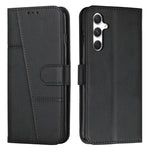 Custodia per telefono in pelle con fibbia in vitello con cuciture, For Samsung Galaxy A56 5G, For Samsung Galaxy A36 5G, For Samsung Galaxy A16 5G, For Samsung Galaxy A06 4G