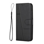 Custodia per telefono in pelle con fibbia in vitello con cuciture, For Samsung Galaxy A56 5G, For Samsung Galaxy A36 5G, For Samsung Galaxy A16 5G, For Samsung Galaxy A06 4G