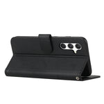 Custodia per telefono in pelle con fibbia in vitello con cuciture, For Samsung Galaxy A56 5G, For Samsung Galaxy A36 5G, For Samsung Galaxy A16 5G, For Samsung Galaxy A06 4G