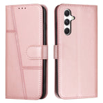 Custodia per telefono in pelle con fibbia in vitello con cuciture, For Samsung Galaxy A56 5G, For Samsung Galaxy A36 5G, For Samsung Galaxy A16 5G, For Samsung Galaxy A06 4G