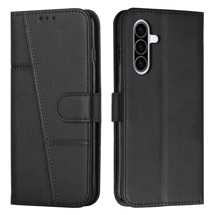 Custodia per telefono in pelle con fibbia in vitello con cuciture, For Samsung Galaxy A56 5G, For Samsung Galaxy A36 5G, For Samsung Galaxy A16 5G, For Samsung Galaxy A06 4G