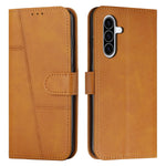 Custodia per telefono in pelle con fibbia in vitello con cuciture, For Samsung Galaxy A56 5G, For Samsung Galaxy A36 5G, For Samsung Galaxy A16 5G, For Samsung Galaxy A06 4G