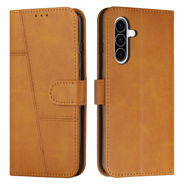 Custodia per telefono in pelle con fibbia in vitello con cuciture, For Samsung Galaxy A56 5G, For Samsung Galaxy A36 5G, For Samsung Galaxy A16 5G, For Samsung Galaxy A06 4G