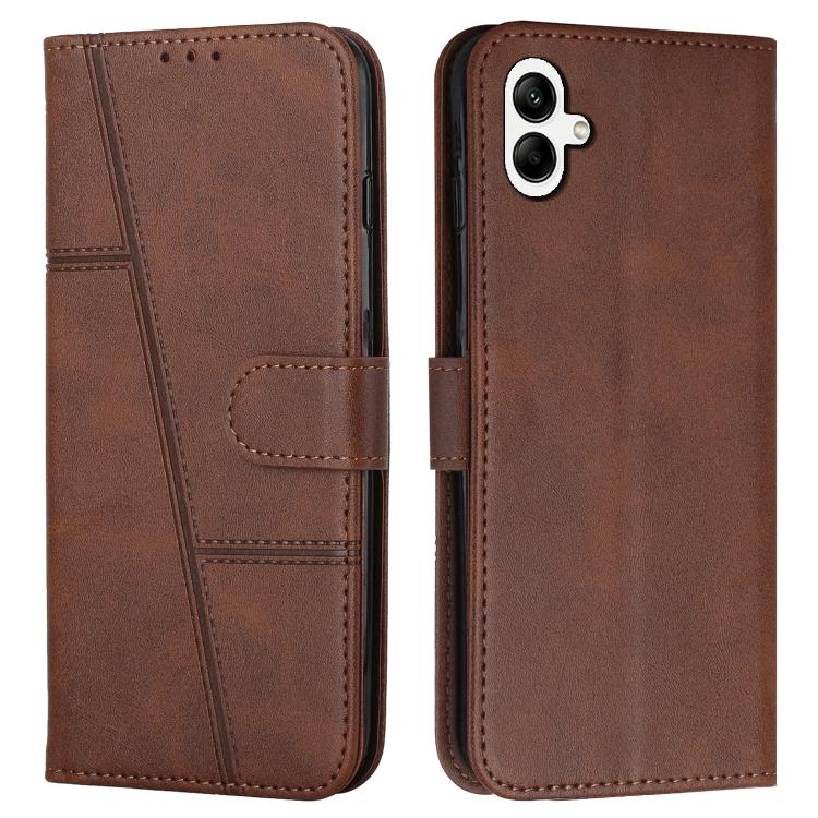 Custodia per telefono in pelle con fibbia in vitello con cuciture, For Samsung Galaxy A57 5G, For Galaxy A27 5G, For Samsung Galaxy A07 4G, For Samsung Galaxy A17 / A26 5G