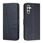 Custodia per telefono in pelle con fibbia in vitello con cuciture, For Samsung Galaxy A57 5G, For Galaxy A27 5G, For Samsung Galaxy A07 4G, For Samsung Galaxy A17 / A26 5G