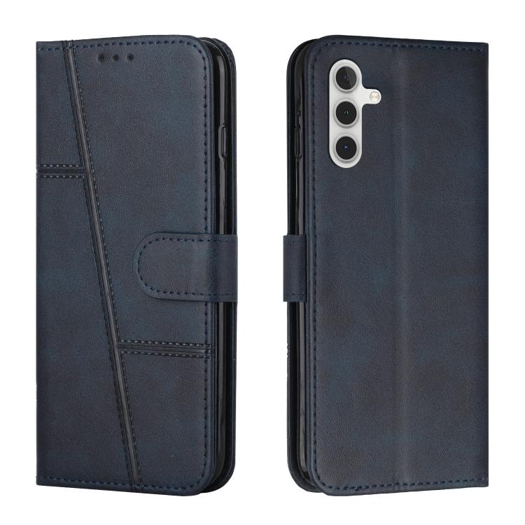 Custodia per telefono in pelle con fibbia in vitello con cuciture, For Samsung Galaxy A57 5G, For Galaxy A27 5G, For Samsung Galaxy A07 4G, For Samsung Galaxy A17 / A26 5G