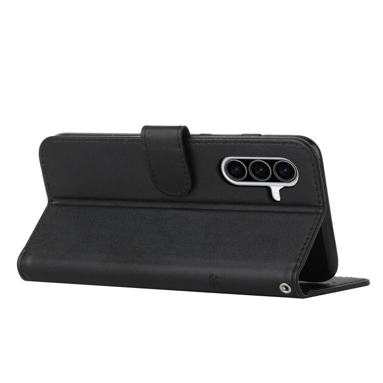 Custodia per telefono in pelle con fibbia in vitello con cuciture, For Samsung Galaxy A57 5G, For Galaxy A27 5G, For Samsung Galaxy A07 4G, For Samsung Galaxy A17 / A26 5G