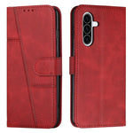 Custodia per telefono in pelle con fibbia in vitello con cuciture, For Samsung Galaxy A57 5G, For Galaxy A27 5G, For Samsung Galaxy A07 4G, For Samsung Galaxy A17 / A26 5G