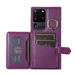 Custodia per telefono con porta carte orizzontale con porta carte con doppio cordino, For Samsung Galaxy S20 Ultra, For Samsung Galaxy S20+