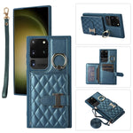 Custodia per telefono con porta carte orizzontale con porta carte con doppio cordino, For Samsung Galaxy S20 Ultra, For Samsung Galaxy S20+
