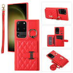 Custodia per telefono con porta carte orizzontale con porta carte con doppio cordino, For Samsung Galaxy S20 Ultra, For Samsung Galaxy S20+