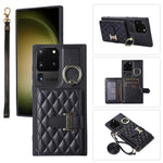 Custodia per telefono con porta carte orizzontale con porta carte con doppio cordino, For Samsung Galaxy S20 Ultra, For Samsung Galaxy S20+