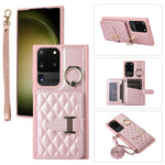 Custodia per telefono con porta carte orizzontale con porta carte con doppio cordino, For Samsung Galaxy S20 Ultra, For Samsung Galaxy S20+