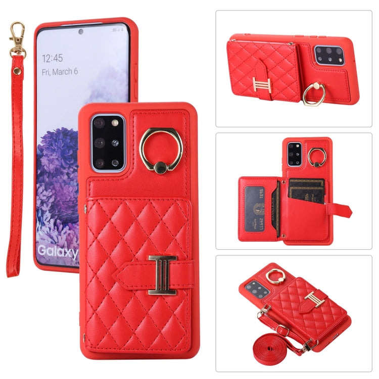 Custodia per telefono con porta carte orizzontale con porta carte con doppio cordino, For Samsung Galaxy S20 Ultra, For Samsung Galaxy S20+