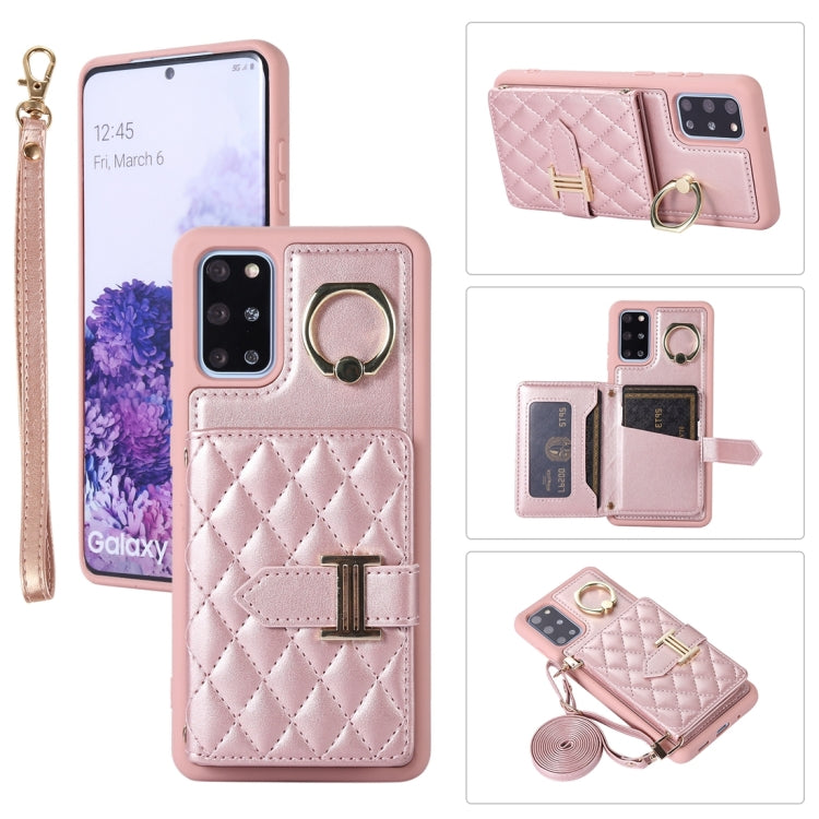 Custodia per telefono con porta carte orizzontale con porta carte con doppio cordino, For Samsung Galaxy S20 Ultra, For Samsung Galaxy S20+