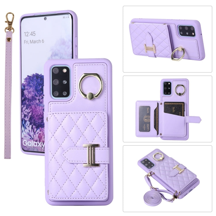 Custodia per telefono con porta carte orizzontale con porta carte con doppio cordino, For Samsung Galaxy S20 Ultra, For Samsung Galaxy S20+