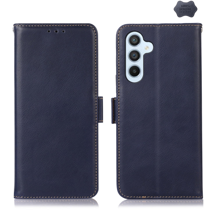 Custodia per telefono in pelle di vacchetta con strato superiore Crazy Horse, For Samsung Galaxy S24+, For Samsung Galaxy S24