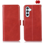 Custodia per telefono in pelle di vacchetta con strato superiore Crazy Horse, For Samsung Galaxy S24+, For Samsung Galaxy S24