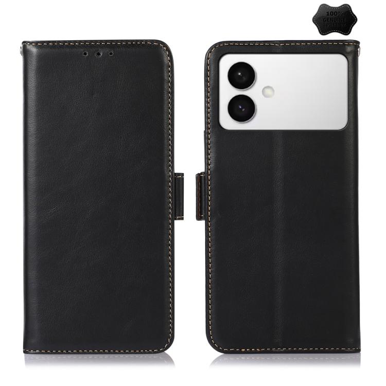 Custodia per telefono in pelle di vacchetta con strato superiore Crazy Horse, For Galaxy S26 FE 5G, For Samsung Galaxy S26 Edge 5G, For Samsung Galaxy S26 Ultra 5G, For Samsung Galaxy S26 5G, For Samsung Galaxy S25 FE 5G, For Samsung Galaxy S24 Ultra