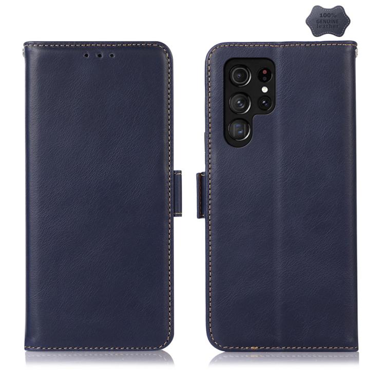 Custodia per telefono in pelle di vacchetta con strato superiore Crazy Horse, For Galaxy S26 FE 5G, For Samsung Galaxy S26 Edge 5G, For Samsung Galaxy S26 Ultra 5G, For Samsung Galaxy S26 5G, For Samsung Galaxy S25 FE 5G, For Samsung Galaxy S24 Ultra