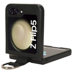 Custodia in pelle PU con anello per Samsung Galaxy Z Flip5