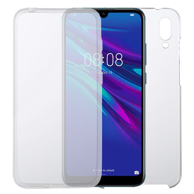 PC + TPU Custodia trasparente all-inclusive ultrasottile a doppia faccia, For Huawei P Smart+ 2019, For Huawei Y6 2019, For Huawei Y7 2019, For Samsung Galaxy A20e, For Samsung Galaxy A30, For Samsung Galaxy A50, For Samsung Galaxy A51                 ...