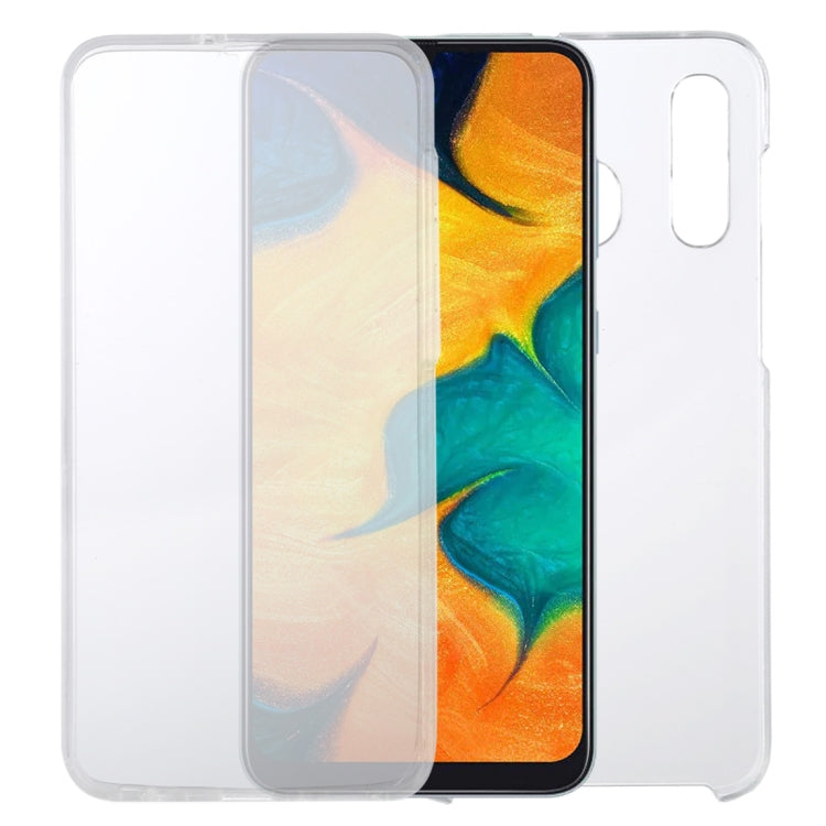 PC + TPU Custodia trasparente all-inclusive ultrasottile a doppia faccia, For Huawei P Smart+ 2019, For Huawei Y6 2019, For Huawei Y7 2019, For Samsung Galaxy A20e, For Samsung Galaxy A30, For Samsung Galaxy A50, For Samsung Galaxy A51                 ...