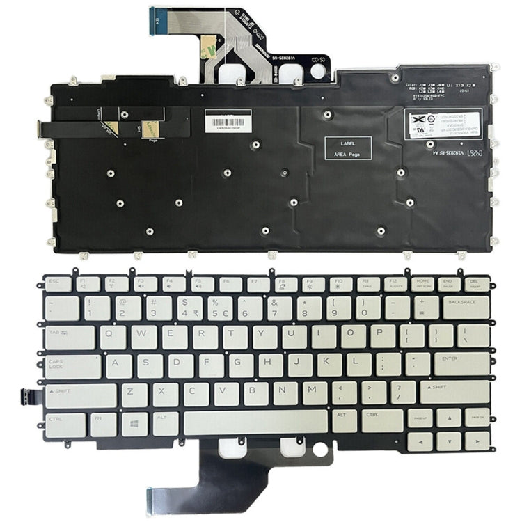 Tastiera per laptop con retroilluminazione RGB versione USA, For Dell Alienware M15 / R3 / R4