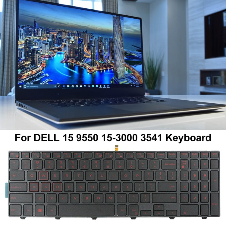 Backlit Laptop Keyboard, For Dell 15-9550 / 15-3000 / 15-5542