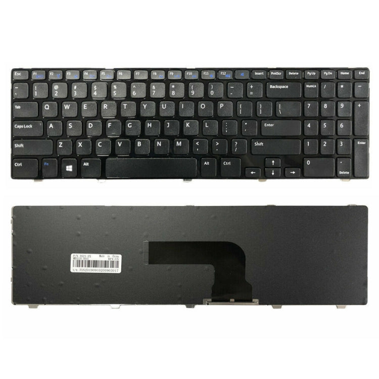 Tastiera per laptop versione USA, For Dell 5510 M5510 15-7558 7568 XPS 15-9550, For Dell Inspiron 15 3521 3531 15R 5521 5537