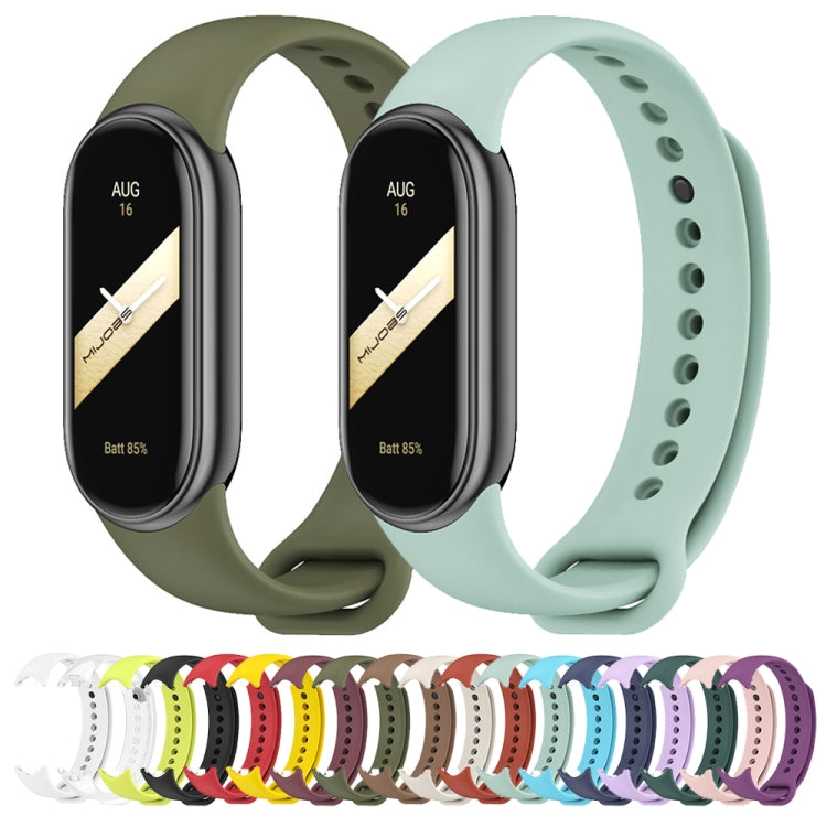 Cinturino per orologio in silicone tinta unita Mijobs, For Xiaomi Smart Band 10 / 9 / 8